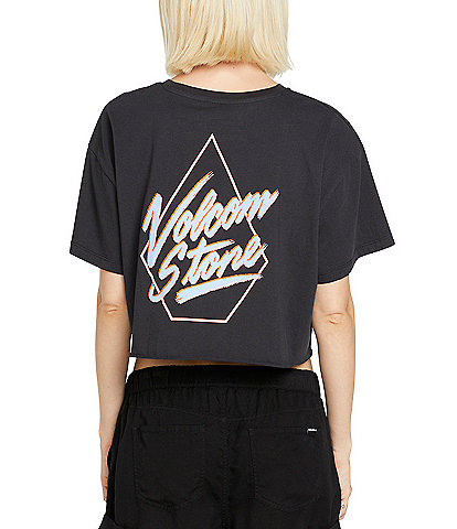 Volcom Just A Trim Cropped Graphic T-Shirt