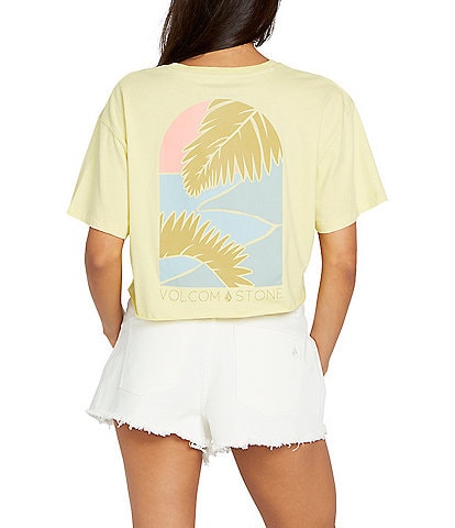 Volcom Just A Trim Cropped Graphic T-Shirt