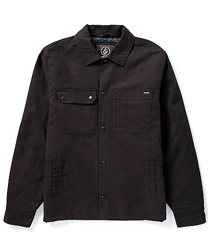 Volcom Larkin Long-Sleeve Boxy-Fit Overshirt Jacket