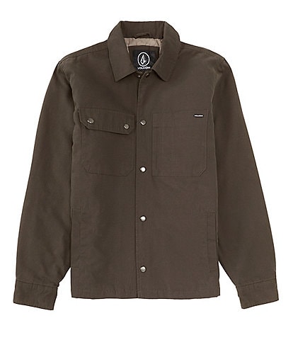 Volcom Larkin Long-Sleeve Boxy-Fit Overshirt Jacket