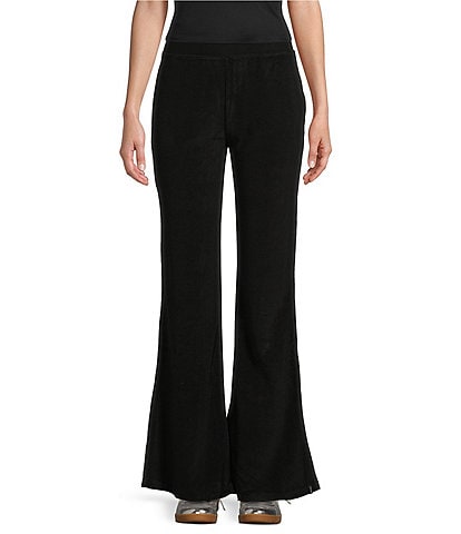 Volcom Lil Velour High Rise Flare Leg Pants