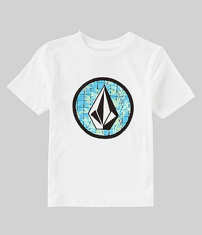 Volcom Little Boys 2T-7 Short Sleeve Circle Stone Graphic T-Shirt