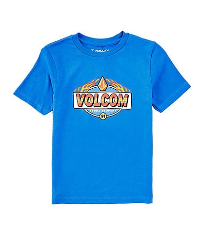Volcom Little Boys 2T-7 Short Sleeve Flamey V T-Shirt