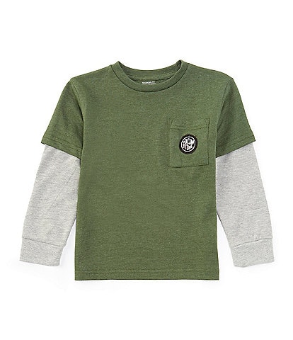 Volcom Little Boys 4-7 Pocket Two-Fer T-Shirt