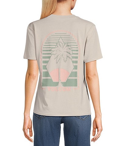 Volcom Lock It Up Short Sleeve Palm Tree Graphic T-Shirt