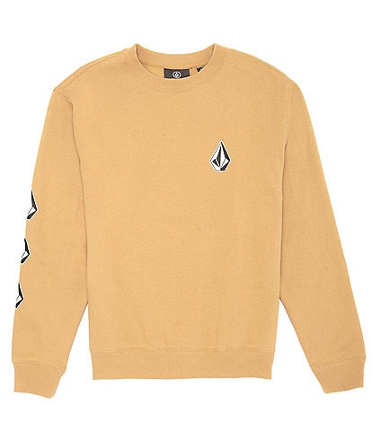 Volcom Long Sleeve Iconic Stone Fleece Sweatshirt