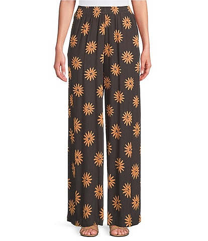 Volcom Midnight Ramble Printed Wide Leg Pants