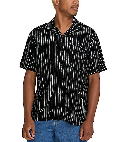 Volcom Mistostone Stripe Short Sleeve Woven Shirt