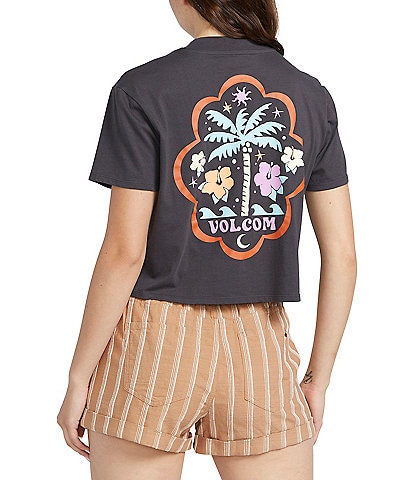 Volcom Pocket Dial Cropped Graphic T-Shirt