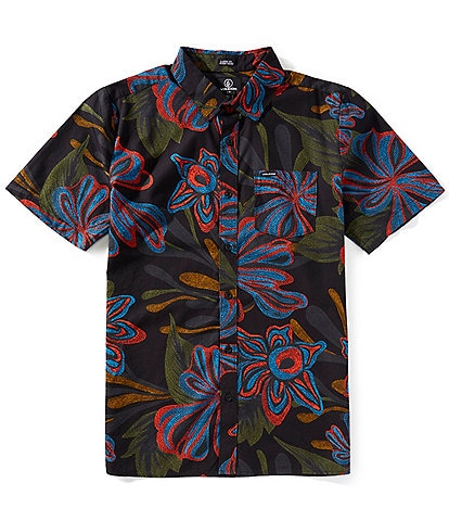 Volcom Rendezvous Floral Short Sleeve Woven Shirt