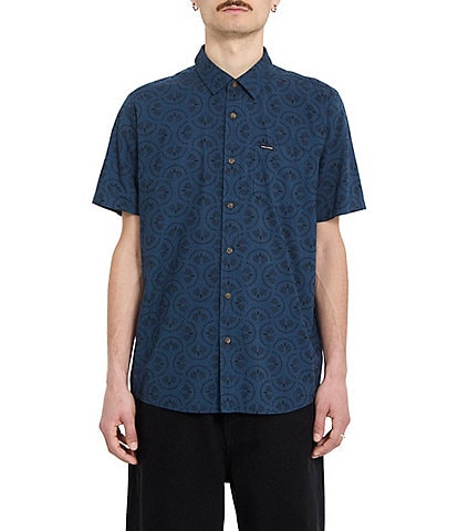 Volcom Scaler Stone Printed Short Sleeve Woven Shirt