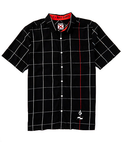 Volcom Schroff Short Sleeve Patterned Woven Shirt