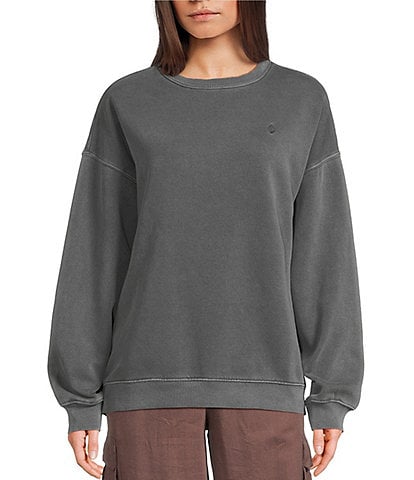 Volcom Stone Long Sleeve Slub Brushed Back Fleece Sweatshirt