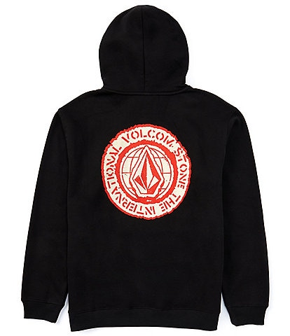 Volcom Volstoned Long Sleeve Brushed Fleece Graphic Hoodie