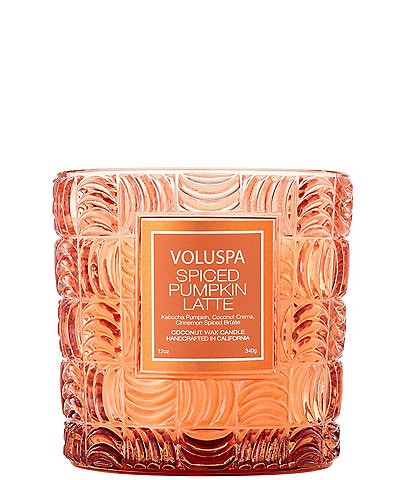 Voluspa Capsule Collection Spiced Pumpkin Latte Luxe Classic Candle