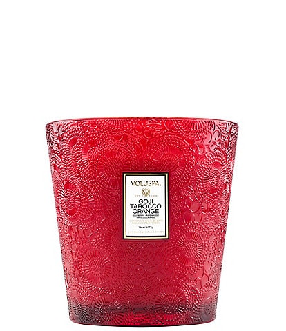  Goji Tarocco Orange 3-Wick Hearth Candle, 8 oz.