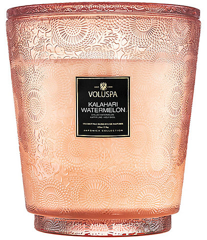 Voluspa Kalahari Watermelon 5 Wick Hearth Candle with Lid