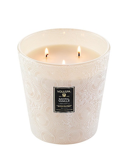 Voluspa Santal Vanille 3-Wick Hearth Candle