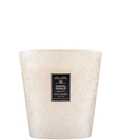 Voluspa Santal Vanille 3-Wick Hearth Candle, 8 oz.