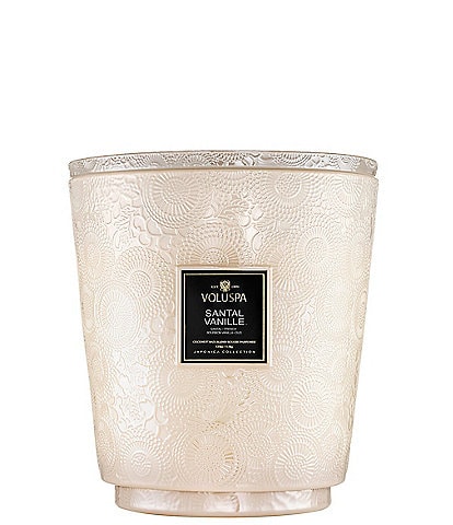 Voluspa Santal Vanille 5 Wick Hearth Candle with Lid