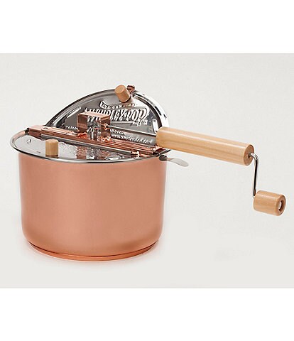 Wabash Valley Farms Copper Plated Stainless Steel Whirley Popcorn Maker