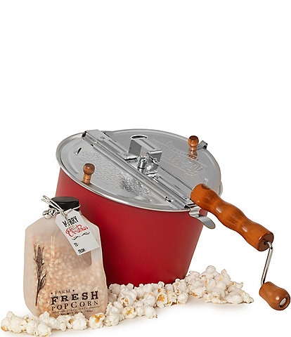 Wabash Valley Farms Stainless Steel Whirley Pop Popcorn Maker with Farm  Fresh Popcorn