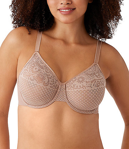 Wacoal Visual Effects Lace Underwire Full-Coverage Seamless Minimizer Bra