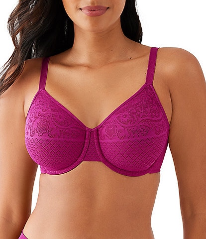 Wacoal Visual Effects Lace Underwire Full-Coverage Seamless Minimizer Bra