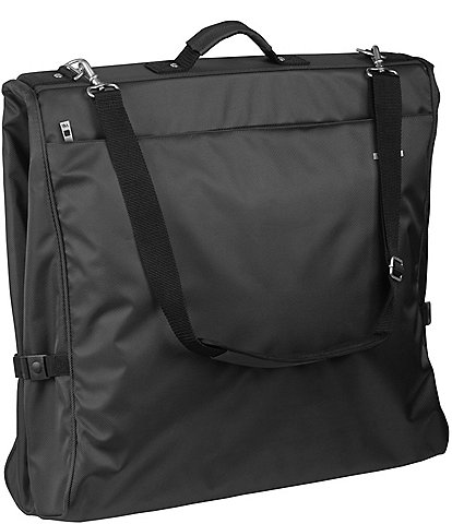 Wally Bags 45#double; Premium Framed Garment Bag with Shoulder Strap and Multiple Pockets