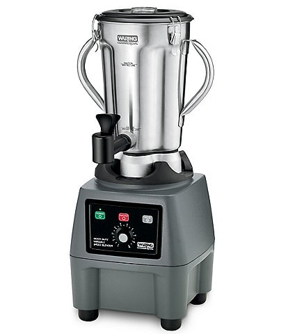 Waring Commercial 1-Gallon 3.75 HP Variable-Speed Food Blender with Spigot Function