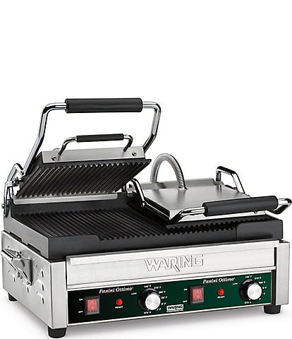 Waring Commercial Double Italian-Style Panini Supremo® Grill - 240V
