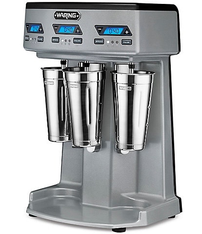 Waring Commercial Heavy-Duty Triple-Spindle Drink Mixer with Timer