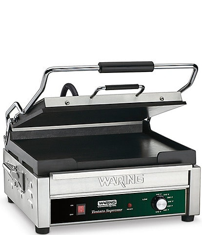 Waring Commercial Tostato Supremo Full Size 14#double; x 14#double; Flat Toasting Grill