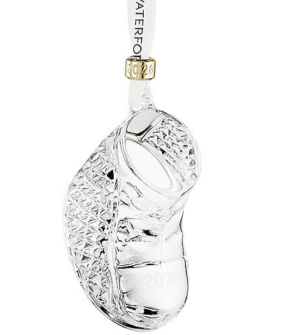 Waterford Annual 2026 Baby's First Boot Crystal Ornament