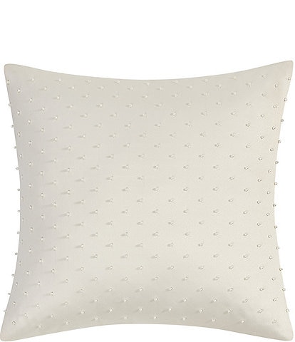 Waterford Aragon Beaded Satin Square Pillow