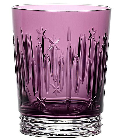 Waterford Holiday Crystal 2022 Winter Wonders Midnight Frost Double Old-Fashion Glass, Lilac
