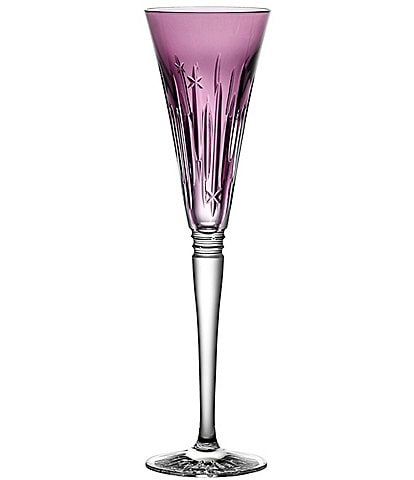 Waterford Crystal 2022 Winter Wonders Midnight Frost Flute, Lilac