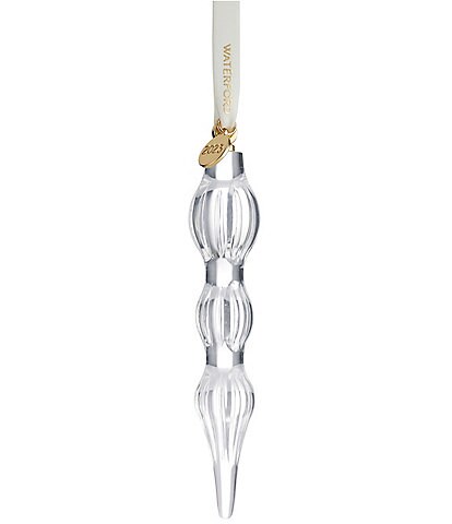 Waterford Crystal Annual 2023 Icicle Ornament