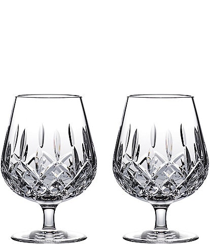 Waterford Crystal Connoisseur Lismore Brandy Balloon Glasses, Set of 2