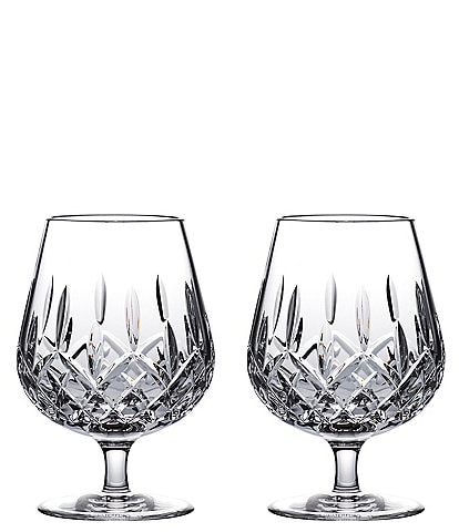 Waterford Crystal Connoisseur Lismore Brandy Balloon Glasses, Set of 2