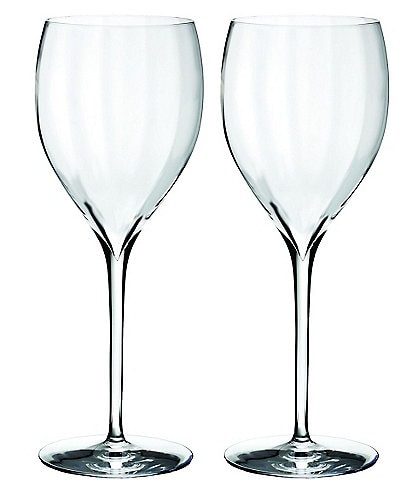 Waterford Crystal Elegance Optic Sauvignon Blanc Stemware, Set of 2