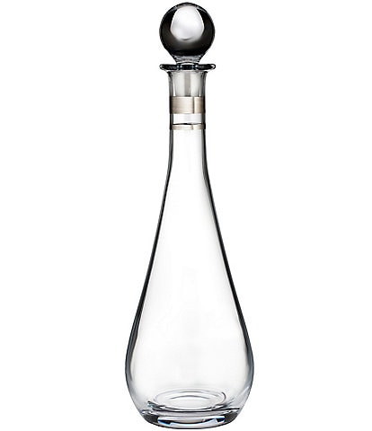 Waterford Elegance Decanter Tall Platinum Band 38floz