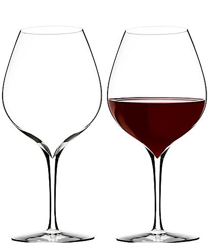 Waterford Elegance Series Crystal Merlot Wine Glass Pair
