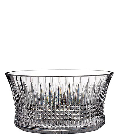 Waterford Lismore Diamond 10#double; Crystal Bowl