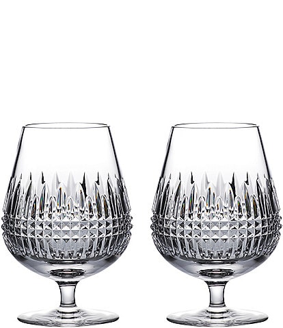 Waterford Lismore Diamond Brandy Balloon Glasses, Set of 2