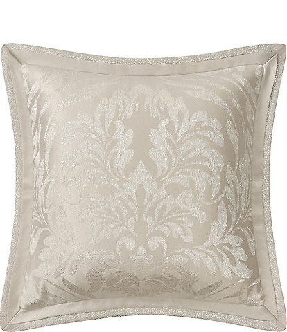 Waterford Maguire Scale Woven Damask Reversible Square Pillow
