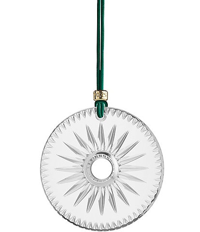 Waterford New Year Firework Disc Ornament 2025