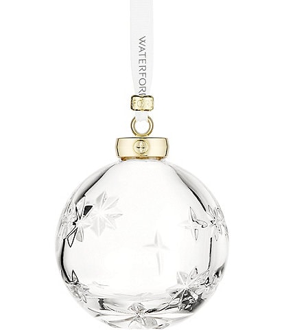 Waterford Personalisable Crystal Bauble Ornament