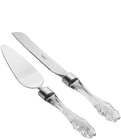 Waterford Wedding Stainless Cake Knife & Server Set