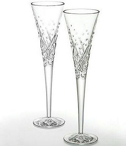 Waterford Happy Toasting Flute 7floz, Set of 2